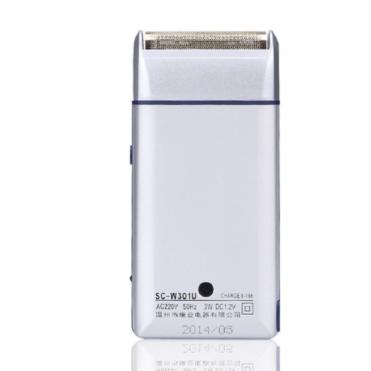 Yandou SC-W301U มีดโกนหนวดไฟฟ้าแบบชาร์จไฟได้สำหรับผู้ชายพร้อมที่กันจอนวัด