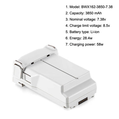 ต้นฉบับ DJI Mini 3 Pro / Mini 3 Long Life Smart Flight แบตเตอรี่, 3850 mAh