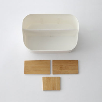 2 PCS Simple พลาสติก Multi-storage กล่องเก็บเศษซากตารางกล่องหอพักนักเรียนช่องเก็บกล่อง, Debris Box