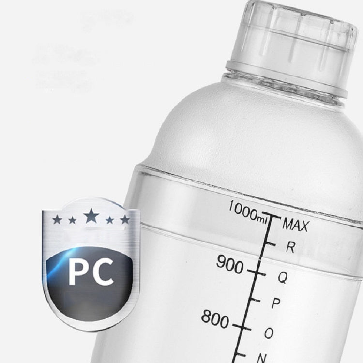 3 PCS Shaker Cup PC Oz Cup Shaker With Scale Shaker Shaker นมกาน้ำชาเหยือกน้ำ, 350ml Ordinary Transparent, 530ml Ordinary Transparent, 700ml Ordinary Transparent, 1000ml Ordinary Transparent, 350ml Black Double Scale, 530ml Black Double Scale          ...