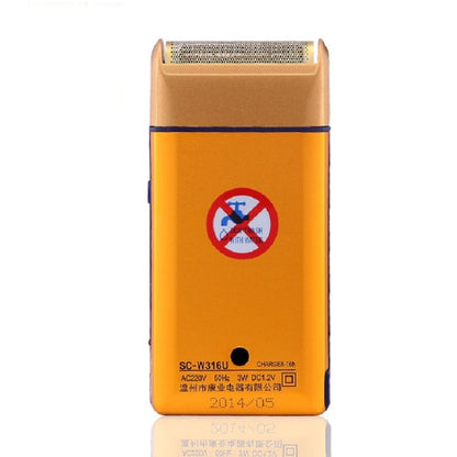Yandou SC-W316U เครื่องโกนหนวดไฟฟ้าแบบชาร์จไฟได้พร้อมปลั๊ก CN จอน