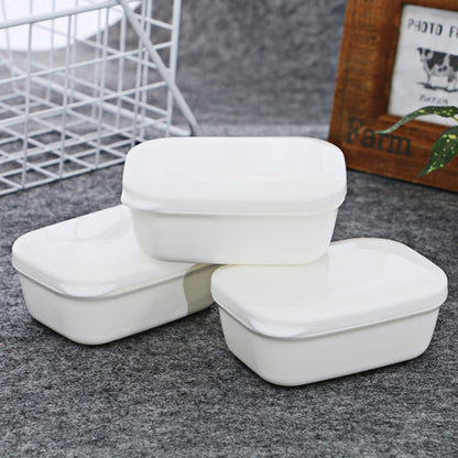 6 ชิ้นห้องน้ำที่วางสบู่ท่อระบายน้ำพลาสติกปิดผนึกกล่องสบู่เดินทาง, Soap Holder