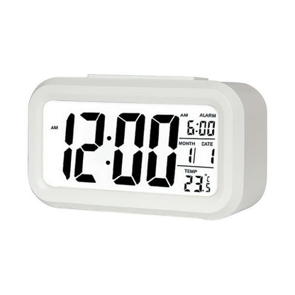 ประเภทอุณหภูมิ Lazy Snooze Alarm ปิดเสียงนาฬิกาอิเล็กทรอนิกส์ Backlit, Battery(White), Battery(Green), Battery(Black), Battery(Blue), Battery(Rose Red)