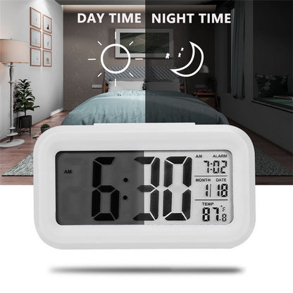 ประเภทอุณหภูมิ Lazy Snooze Alarm ปิดเสียงนาฬิกาอิเล็กทรอนิกส์ Backlit, Battery(White), Battery(Green), Battery(Black), Battery(Blue), Battery(Rose Red)