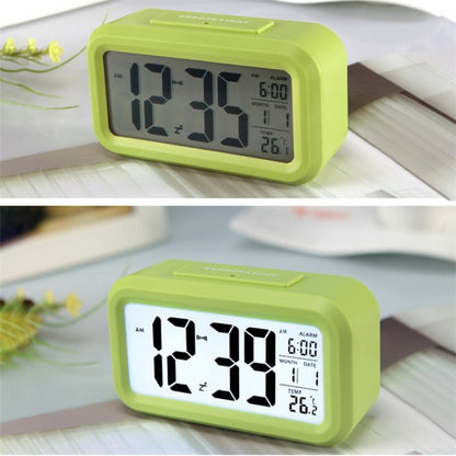 ประเภทอุณหภูมิ Lazy Snooze Alarm ปิดเสียงนาฬิกาอิเล็กทรอนิกส์ Backlit, Battery(White), Battery(Green), Battery(Black), Battery(Blue), Battery(Rose Red)