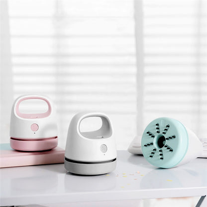 C502 Office Desktopคีย์บอร์ดทำความสะอาดเครื่องดูดฝุ่นชาร์จUSB Miniเครื่องดูดฝุ่นรถยนต์แบบพกพา
