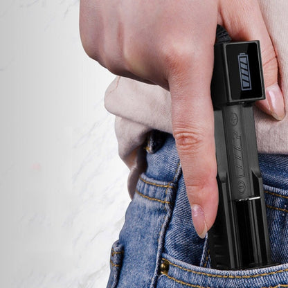 10 ชิ้น USB 18650 แบตเตอรี่ ที่ใส่ช่องเดียวที่ชาร์จพร้อมฟังก์ชั่นไฟฉาย