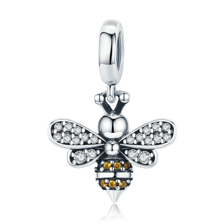 S925 เงินสเตอร์ลิง Bee Story Charm DIY สร้อยข้อมือลูกปัด, SCC821