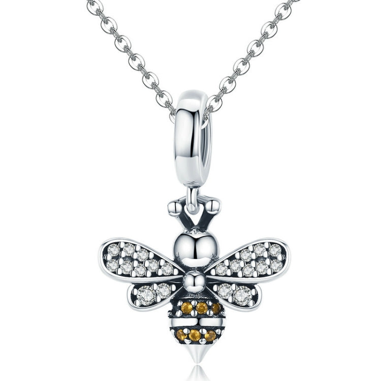 S925 เงินสเตอร์ลิง Bee Story Charm DIY สร้อยข้อมือลูกปัด, SCC821