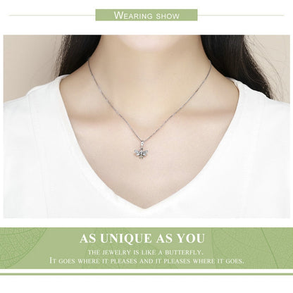 S925 เงินสเตอร์ลิง Bee Story Charm DIY สร้อยข้อมือลูกปัด, SCC821