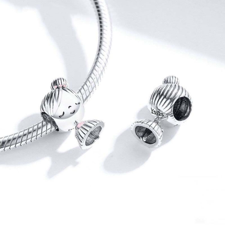 S925 เงินสเตอร์ลิงสาวน้อยลูกปัด DIY สร้อยข้อมืออุปกรณ์เสริม