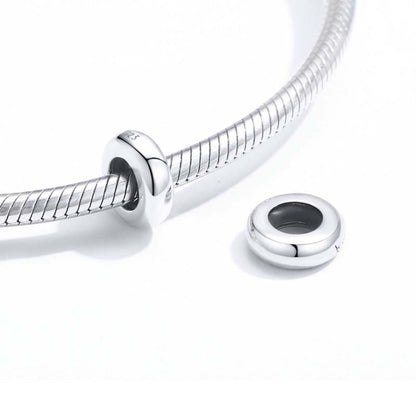 925 เงินสเตอร์ลิง Simple ลูกปัด DIY สร้อยข้อมือเครื่องประดับอุปกรณ์เสริม, SCC1450