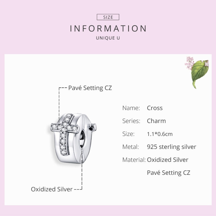 S925 เงินสเตอร์ลิง DIY บุคลิกภาพลูกปัดอุปกรณ์เสริมตำแหน่งข้ามหัวเข็มขัดลูกปัดเงิน