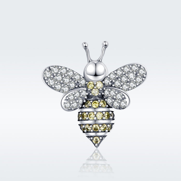 S925 เงินสเตอร์ลิงลูกปัด DIY Bee สร้อยข้อมือลูกปัดเครื่องประดับอุปกรณ์เสริม, SCC1194