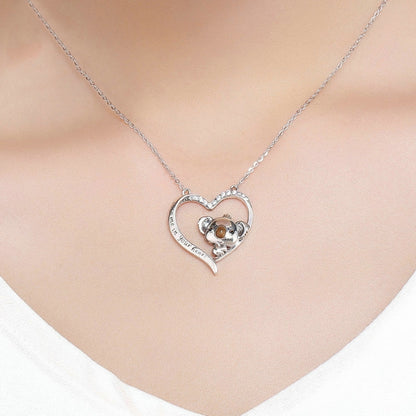 Koala น่ารัก S925 สร้อยคอเงินเลดี้, SCN256