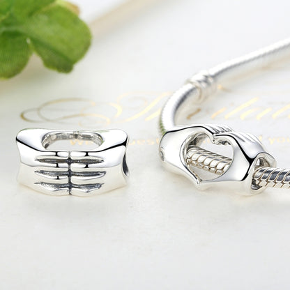 สร้อยข้อมือลูกปัด DIY จับมือลูกปัดเงินแท้ S925, SCC125