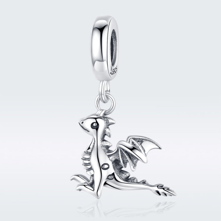 S925 จี้เงินสเตอร์ลิง Drogon ไดโนเสาร์ Charm สร้อยข้อมือ DIY อุปกรณ์เสริม, SCC1322