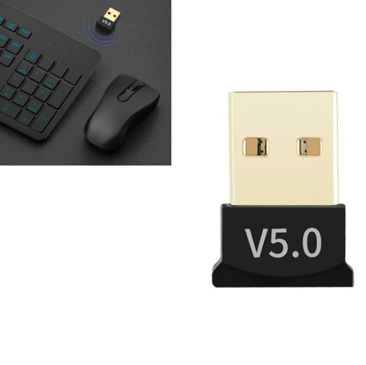 3 PCS Bluetooth V5.0 อะแดปเตอร์คอมพิวเตอร์โน้ตบุ๊ค USB Bluetooth คีย์บอร์ดเครื่องรับสัญญาณเสียง