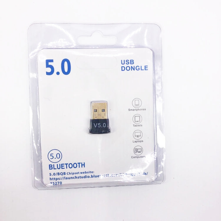 3 PCS Bluetooth V5.0 อะแดปเตอร์คอมพิวเตอร์โน้ตบุ๊ค USB Bluetooth คีย์บอร์ดเครื่องรับสัญญาณเสียง