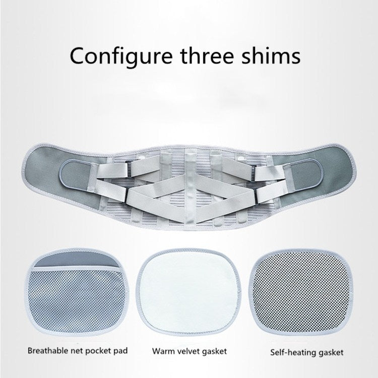 แผ่นเหล็กรองรับเข็มขัดเอวทางการแพทย์ที่อบอุ่นและระบายอากาศได้ Orthosis, S, M, L, XL, XXL