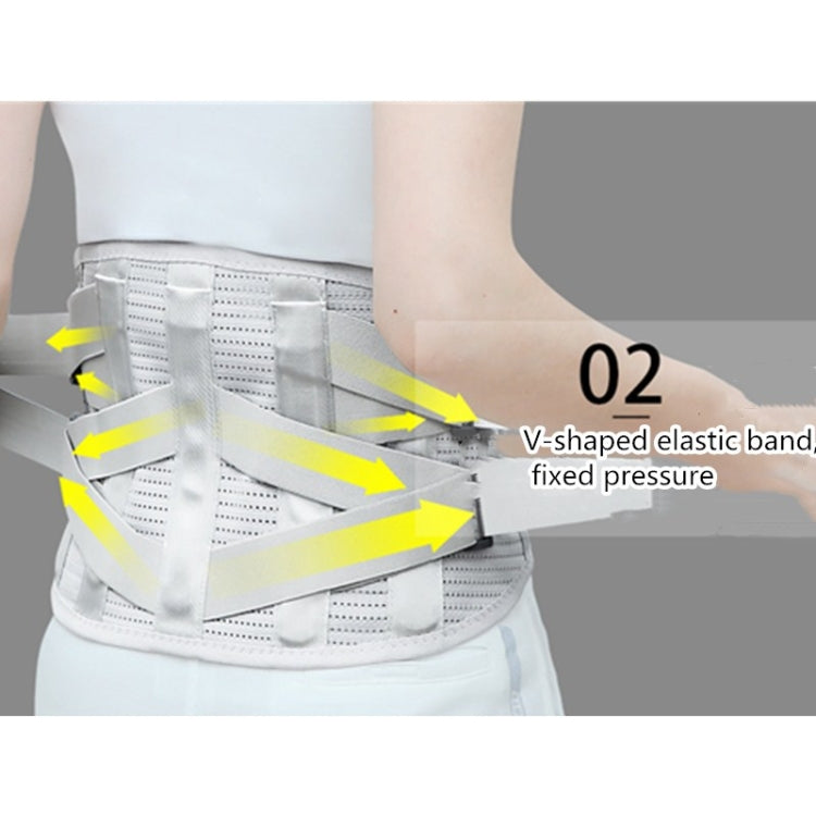 แผ่นเหล็กรองรับเข็มขัดเอวทางการแพทย์ที่อบอุ่นและระบายอากาศได้ Orthosis, S, M, L, XL, XXL