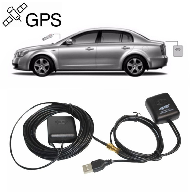 เครื่องขยายสัญญาณเสาอากาศรถยนต์ GPS นำทาง 2 ใน 1, Signal Amplifier