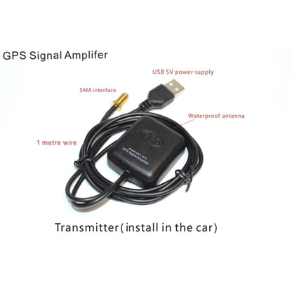 เครื่องขยายสัญญาณเสาอากาศรถยนต์ GPS นำทาง 2 ใน 1, Signal Amplifier