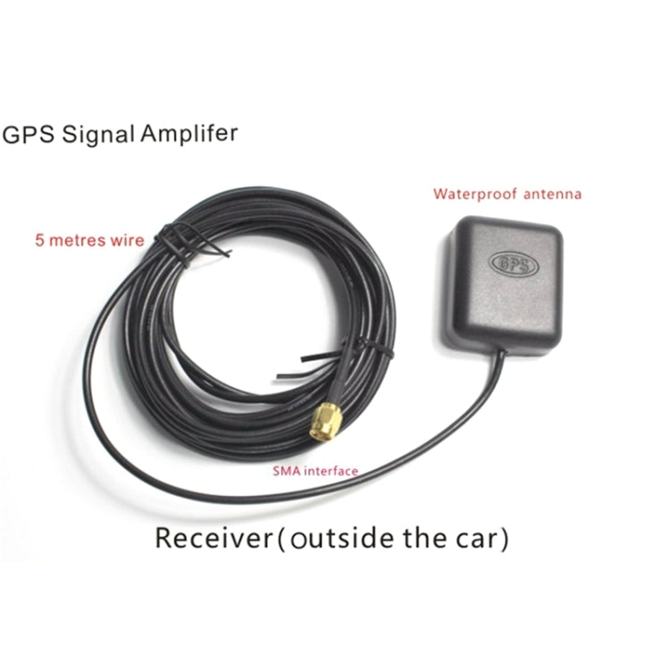 เครื่องขยายสัญญาณเสาอากาศรถยนต์ GPS นำทาง 2 ใน 1, Signal Amplifier