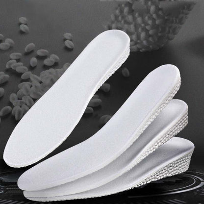 5 คู่ด้านในเพิ่ม Insoles กีฬา Shock Absorption เพิ่ม Breathable ดูดซับเหงื่อระงับกลิ่นกายที่มองไม่เห็น Pad, 1.5cm, 2.5cm, 3.5cm