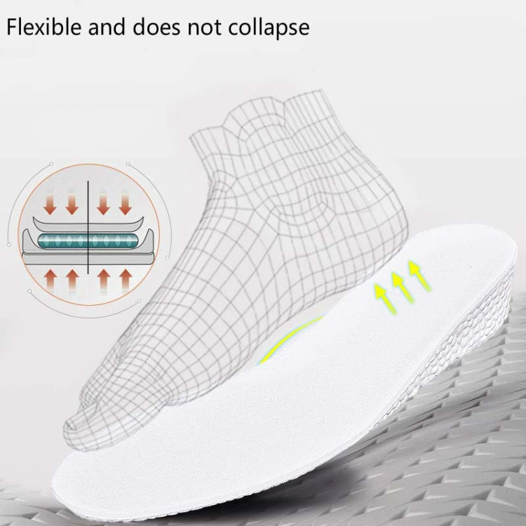 5 คู่ด้านในเพิ่ม Insoles กีฬา Shock Absorption เพิ่ม Breathable ดูดซับเหงื่อระงับกลิ่นกายที่มองไม่เห็น Pad, 1.5cm, 2.5cm, 3.5cm