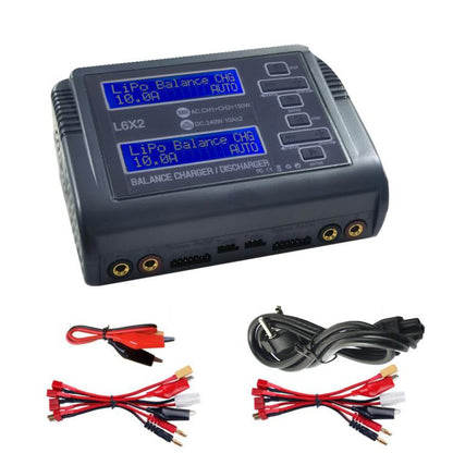 HTRC C240 Balanced แบตเตอรี่ลิเธียม Charger รีโมทคอนโทรลเครื่องบินของเล่น Charger, EU Plug