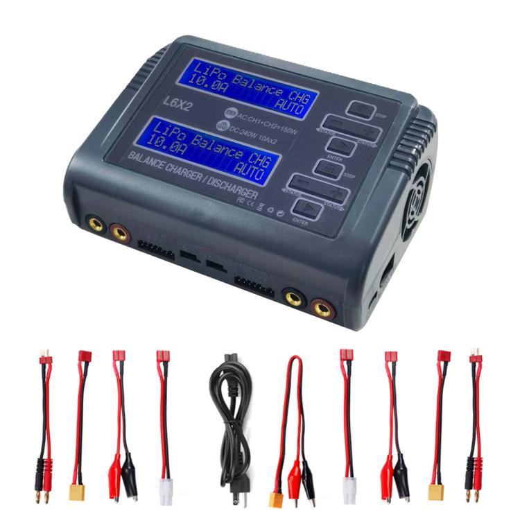 HTRC C240 Balanced แบตเตอรี่ลิเธียม Charger รีโมทคอนโทรลเครื่องบินของเล่น Charger, EU Plug