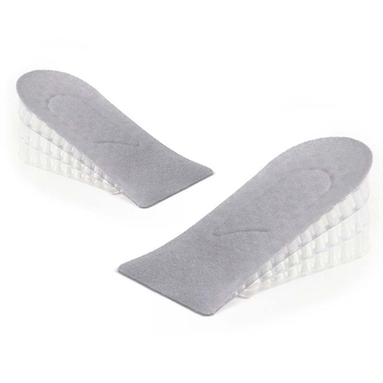 10 คู่ JF101 ที่มองไม่เห็นซิลิโคนความสูง Pad ส้นความสูงพื้นรองเท้า Shock Absorption Half Pad, Three Layer, One Layer