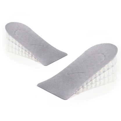 10 คู่ JF101 ที่มองไม่เห็นซิลิโคนความสูง Pad ส้นความสูงพื้นรองเท้า Shock Absorption Half Pad, Three Layer, One Layer