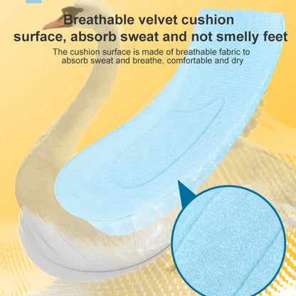 10 คู่ JF101 ที่มองไม่เห็นซิลิโคนความสูง Pad ส้นความสูงพื้นรองเท้า Shock Absorption Half Pad, Three Layer, One Layer