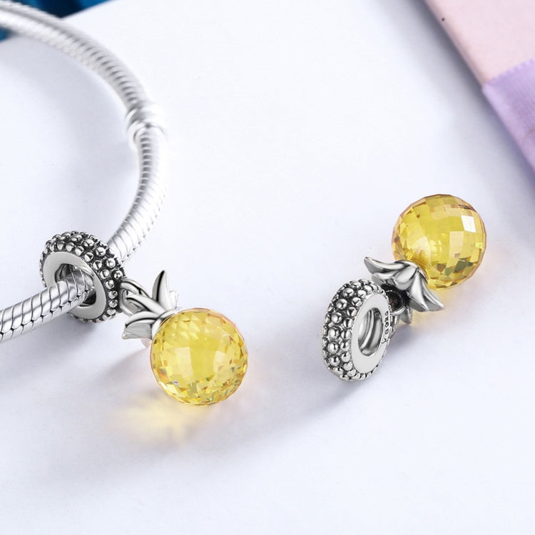 S925 เงินสเตอร์ลิงชุดผลไม้สับปะรด Love จี้ DIY สร้อยข้อมืออุปกรณ์เสริม, SCC150