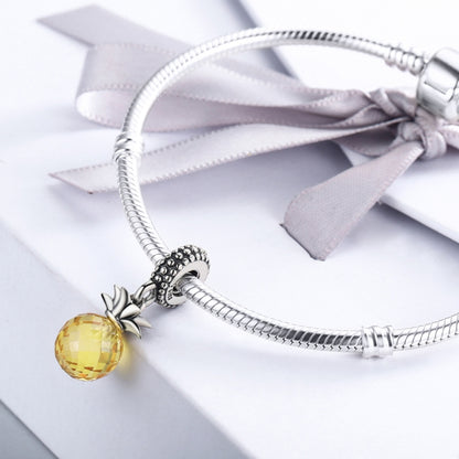 S925 เงินสเตอร์ลิงชุดผลไม้สับปะรด Love จี้ DIY สร้อยข้อมืออุปกรณ์เสริม, SCC150
