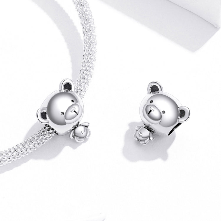 S925 เงินสเตอร์ลิงลูกปัดหมีลูกปัด DIY สร้อยข้อมืออุปกรณ์เสริม, SCC1502