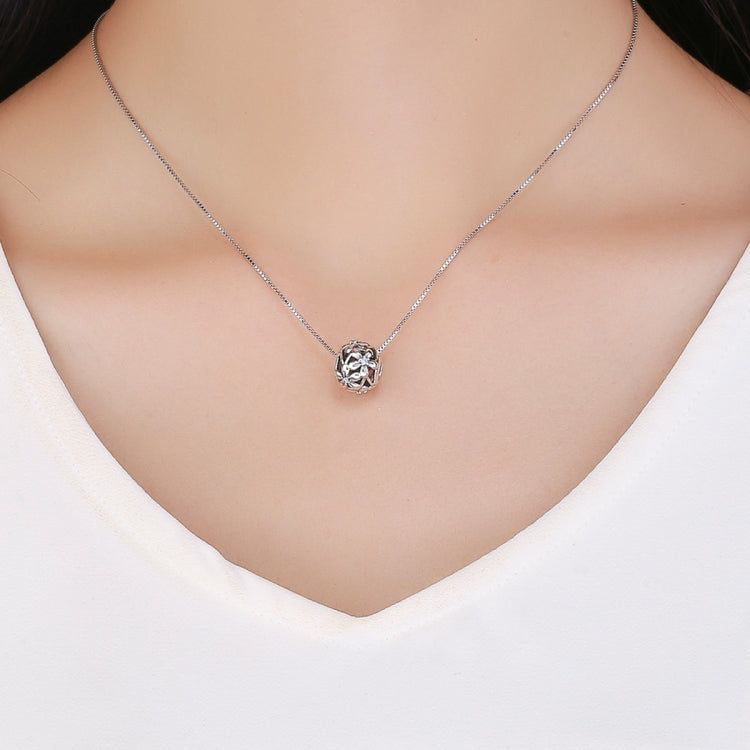 S925 เงินสเตอร์ลิงดอกไม้หยดน้ำมันลูกปัดเงิน DIY สร้อยข้อมือ, SCC729