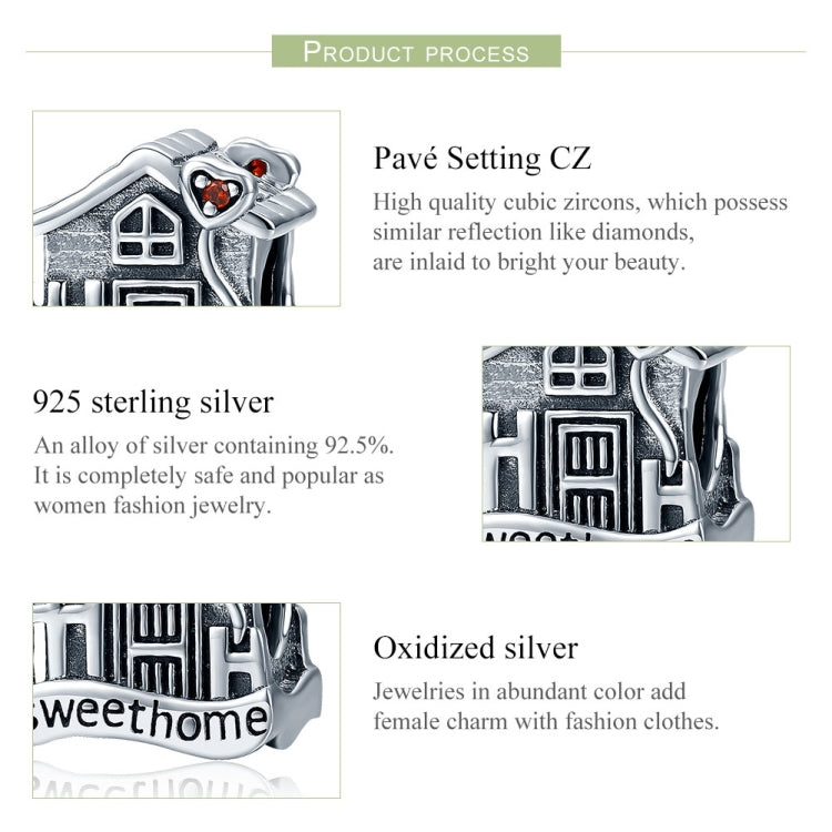 Warm Home S925 เงินสเตอร์ลิง DIY สร้อยข้อมือลูกปัดเงินธรรมดา