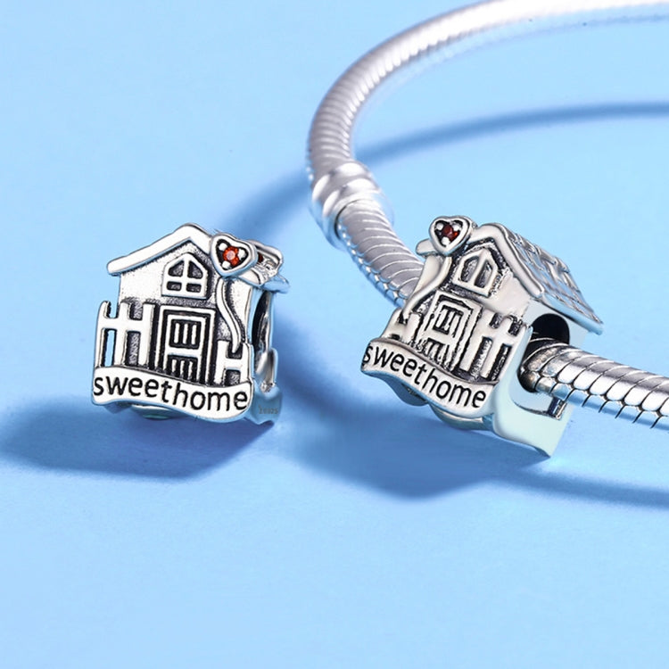 Warm Home S925 เงินสเตอร์ลิง DIY สร้อยข้อมือลูกปัดเงินธรรมดา