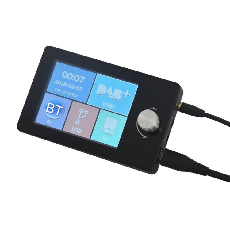 2.8 นิ้วรถ DAB + Digital Broadcasting หน้าจอสีสันตัวรับสัญญาณ FM การส่งต่อเอาต์พุต AUX, 2.8 inch