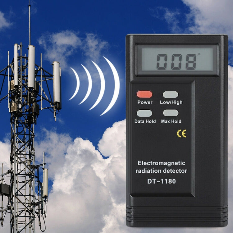 DT-1180 เครื่องตรวจจับรังสีแม่เหล็กไฟฟ้าช่วงการวัด 50-1999V/M คลื่นแม่เหล็กไฟฟ้าป้องกันรังสีเครื่องตรวจจับ, DT-1180