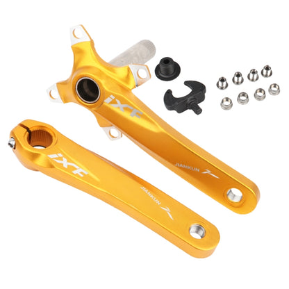 JIANKUN IXF จักรยานเสือภูเขา Hollow Crank ดัดแปลงแผ่นเดียวซ้ายและขวา Cranks เพลาข้อเหวี่ยงเพลาด้านล่าง, Left and Right Crank, Left and Right Crank+Bottom Bracket