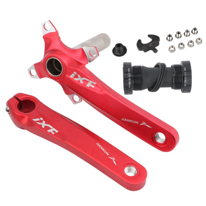 JIANKUN IXF จักรยานเสือภูเขา Hollow Crank ดัดแปลงแผ่นเดียวซ้ายและขวา Cranks เพลาข้อเหวี่ยงเพลาด้านล่าง, Left and Right Crank, Left and Right Crank+Bottom Bracket
