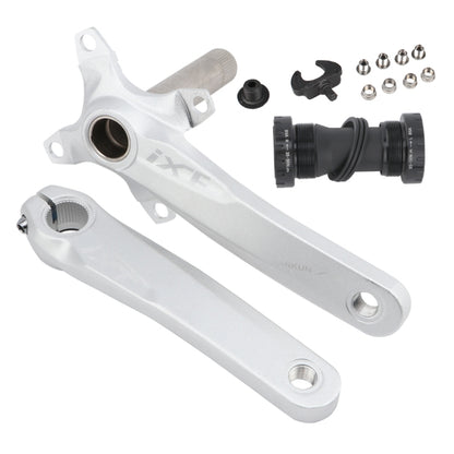 JIANKUN IXF จักรยานเสือภูเขา Hollow Crank ดัดแปลงแผ่นเดียวซ้ายและขวา Cranks เพลาข้อเหวี่ยงเพลาด้านล่าง, Left and Right Crank, Left and Right Crank+Bottom Bracket