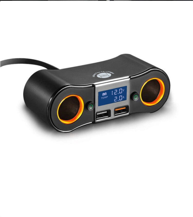 ZNB02 ที่ชาร์จแบตในรถแบบ Dual USB ที่จุดบุหรี่ในรถยนต์, ZNB02