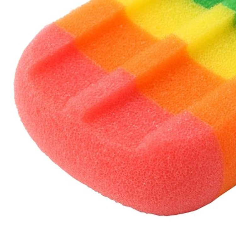 3 PCS Creative Ice Cream Shape ฟองน้ำเช็ด Stick ฟองน้ำน้ำแข็งแปรงล้างจานฟองน้ำ Scouring Pad, Ice Cream Shape Sponge