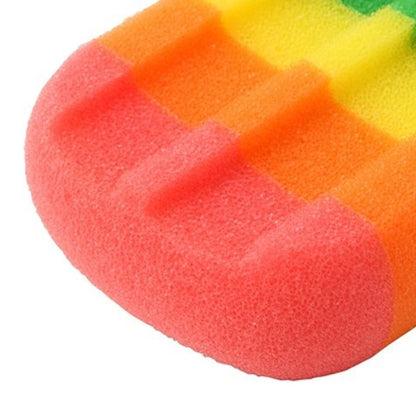 3 PCS Creative Ice Cream Shape ฟองน้ำเช็ด Stick ฟองน้ำน้ำแข็งแปรงล้างจานฟองน้ำ Scouring Pad, Ice Cream Shape Sponge