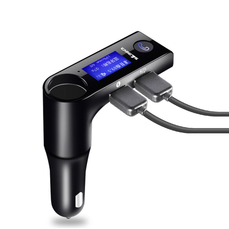 G7S รถแฮนด์ฟรี Bluetooth MP3 Player เครื่องส่งสัญญาณ FM พร้อมจอแสดงผล LCD, G7S